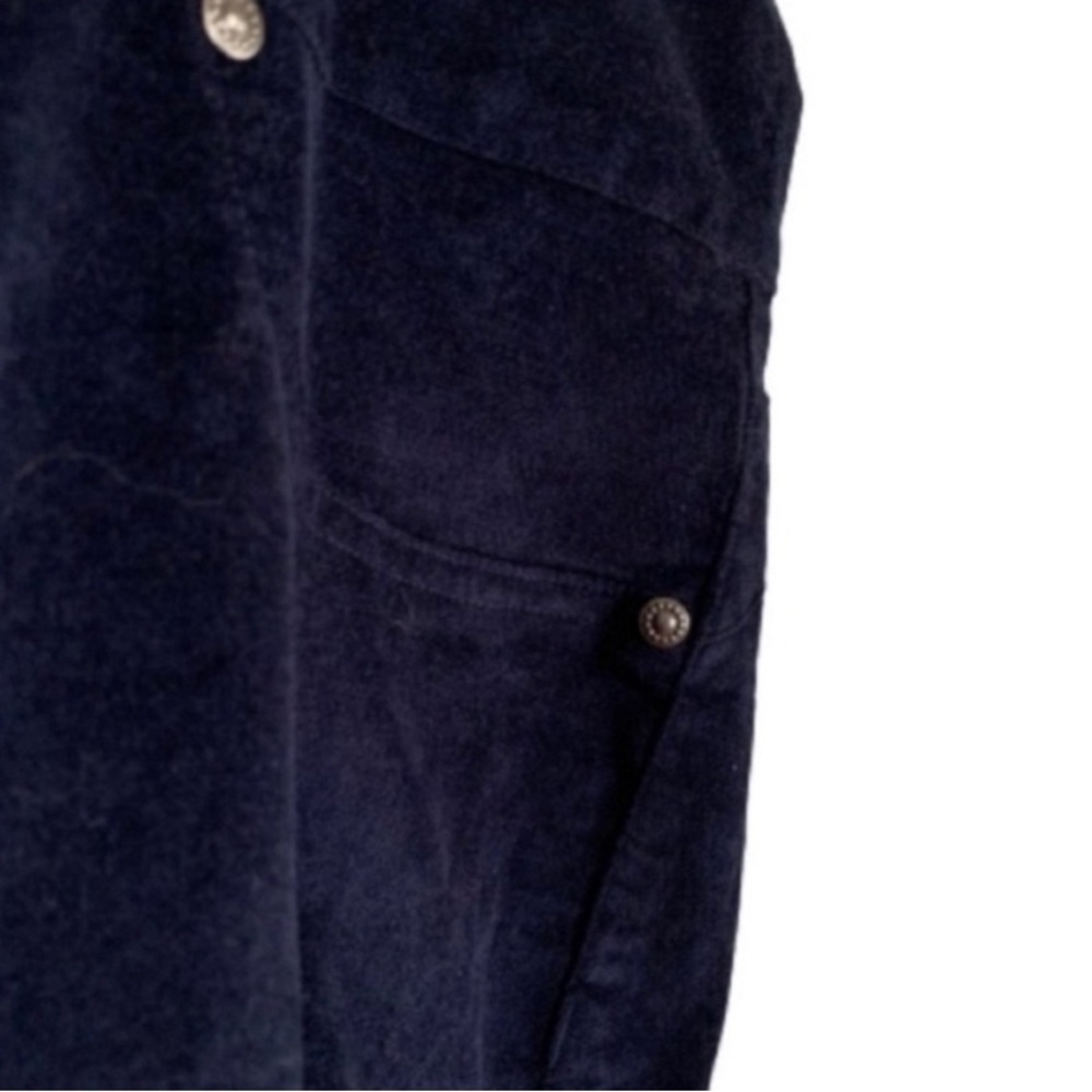 DG2 DIANE GILMAN Jeans Velvet Stretch Navy Blue Denim Ultra Skinny 1X LIKE NEW - Picture 4 of 13